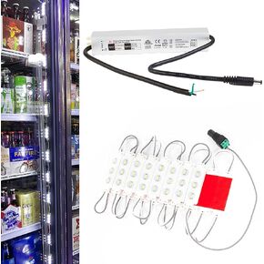 20ft Fridge walk in cooler LED light for convenient store fridge merchandiser with ETL Listed waterproof power supply