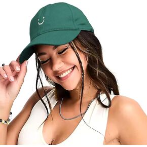 OCTEEN Dad Hats for Men Women Smile Face Low Profile Baseball Cap Adjustable Unstructured Hat