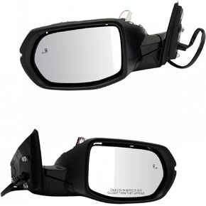 Side Mirror Manual Left & Right Pair Set for 08-13 Chevy Express GMC Savana Van