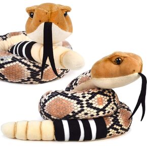 VIAHART Rambo The Rattlesnake - 4.5 Foot Long Stuffed Animal Plush Snake - by TigerHart Toys