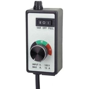 Gino Development 09-0123 TruePower Variable Dial Router Speed Controller for Duct and Inline Fans