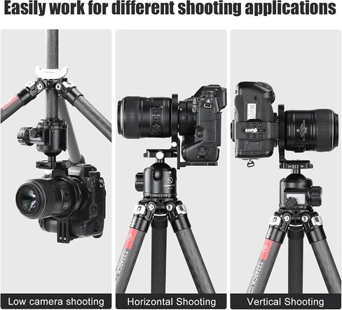 SUNWAYFOTO LS-Z9，80mm Rotating Collar for Z9,EOS R3, Tripod Mount Ring Lens Support Collar Arca Swiss Plate Mount DSLR Horizontal Vertical Switching in Saudi Arabia