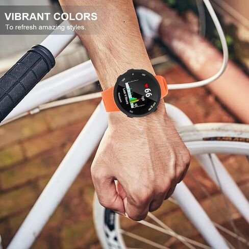 TiMOVO Band Compatible with Garmin Forerunner 45, Soft Silicone Band Adjustable Replacement Watch Strap Fit Garmin Forerunner 45 in Saudi Arabia