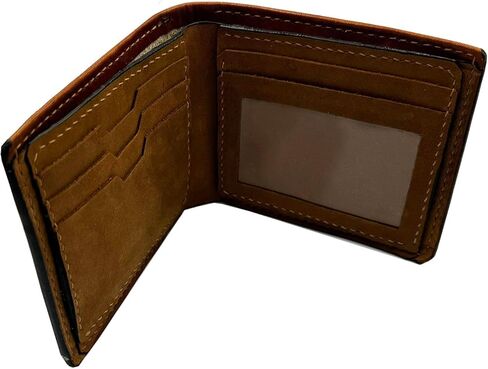 محفظة جلدية بنمط الفطر، فكرة هدايا لمحبي الفطر، محفظة فنية لشجرة النباتات، هدية لصديقك، محفظة للأب والزوج in Kuwait