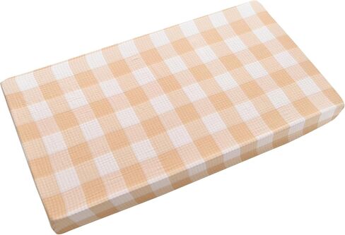 Baby Crib Sheet, 70% Viscose from Bamboo and 30% Cotton Ultra Soft and Breathable Crib Sheet for Boys and Girls, Fitted Sheets for Standard Crib and Toddler Mattresses (52"x28"x8") Yellow in Saudi Arabia