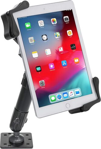 Tabletop Wall Mount – CTA Multi-Mount Carbon Fiber Support Arm for iPad 10th Gen 10.9" - iPad 7/8/9 Gen 10.2" - iPad Pro 12.9" - iPad Air 3 - Surface Pro 4 - Galaxy Tab S3 & More - Black (AUT-VDM) in Saudi Arabia