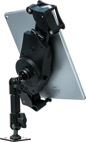 Tabletop Wall Mount – CTA Multi-Mount Carbon Fiber Support Arm for iPad 10th Gen 10.9" - iPad 7/8/9 Gen 10.2" - iPad Pro 12.9" - iPad Air 3 - Surface Pro 4 - Galaxy Tab S3 & More - Black (AUT-VDM) in Saudi Arabia
