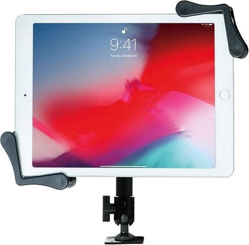 Tabletop Wall Mount – CTA Multi-Mount Carbon Fiber Support Arm for iPad 10th Gen 10.9" - iPad 7/8/9 Gen 10.2" - iPad Pro 12.9" - iPad Air 3 - Surface Pro 4 - Galaxy Tab S3 & More - Black (AUT-VDM) in Saudi Arabia