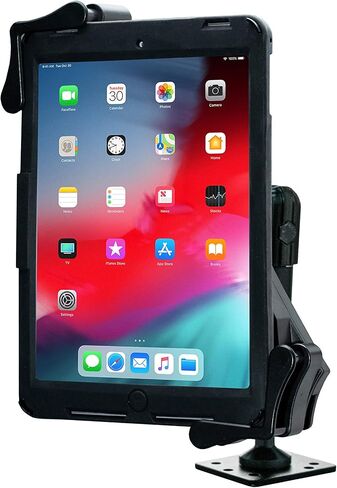 Tabletop Wall Mount – CTA Multi-Mount Carbon Fiber Support Arm for iPad 10th Gen 10.9" - iPad 7/8/9 Gen 10.2" - iPad Pro 12.9" - iPad Air 3 - Surface Pro 4 - Galaxy Tab S3 & More - Black (AUT-VDM) in Saudi Arabia