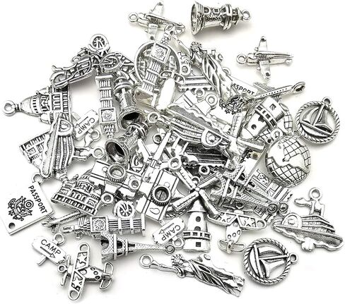 Youdiyla Wholesale Bulk Lots Charms Pendant Fitting for DIY Necklace Bracelet Earrings Jewellery Making Accessories in Saudi Arabia