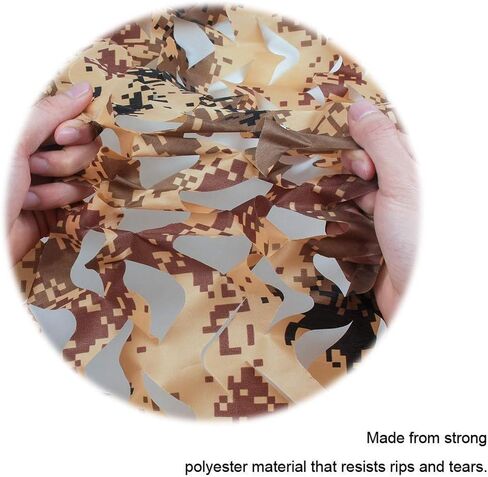 iunio Camo Netting, Camouflage Net, Bulk Roll, Mesh, Cover, Blind for Hunting, Decoration, Sun Shade, Party, Camping, Outdoor in Kuwait