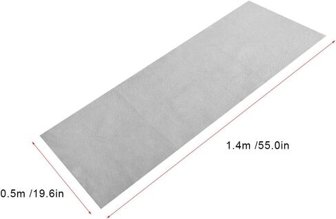 Wal front Speaker Grill Cloth Stereo Mesh Fabric for Speaker Repair Silver Gray for Home Speakers Stage Speakers and KTV Boxes Repair 140x50cm /55.0in/19.6in(Gray) in Saudi Arabia