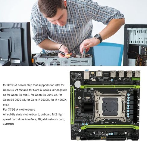 اللوحة الأم للكمبيوتر، اللوحة الرئيسية NVME M.2، تدعم PCIE 16X Dual 4 DDR3 ECC SATA 2.0 اللوحة الأم للألعاب لسطح المكتب in Saudi Arabia
