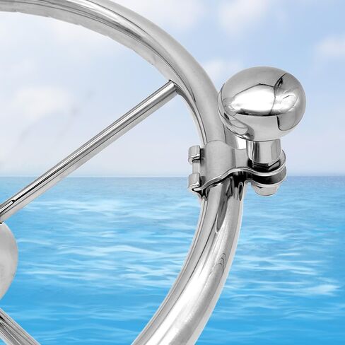 316 الفولاذ المقاوم للصدأ قارب عجلة القيادة مقبض الجودة، عجلة القيادة مقبض المناورة in Kuwait