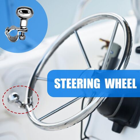 316 الفولاذ المقاوم للصدأ قارب عجلة القيادة مقبض الجودة، عجلة القيادة مقبض المناورة in Kuwait