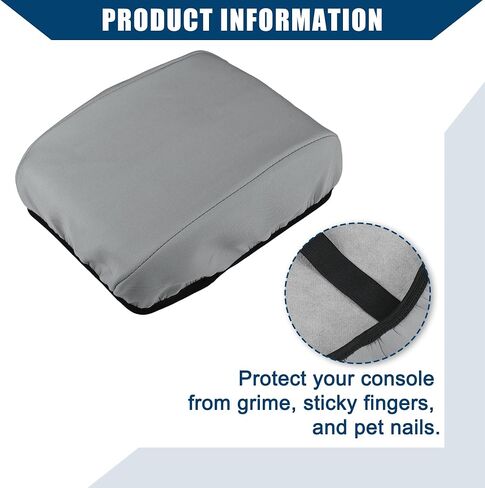 Center Console Armrest Cover for Honda CR-V 2017-2022 / Center Car Interior Accessories/Durable Neoprene Fabric / 1 Pcs Gray in Saudi Arabia
