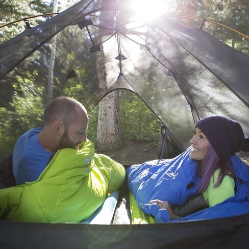 TETON Sports ALTOS، حقيبة نوم 20 درجة و0 درجة للبالغين، حقيبة نوم دافئة خفيفة الوزن للمومياء للتخييم والمشي لمسافات طويلة وحقائب الظهر in Kuwait