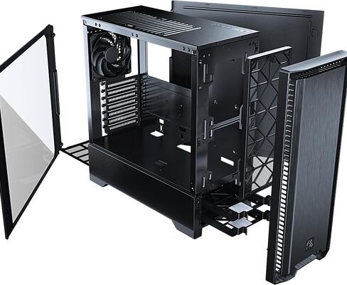 (MG-NE520S_BK02) Neo Silent ATX Mid-Tower, Silent Front Design, 1x 120 Fan, Black in Saudi Arabia