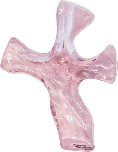 Mini Clinging Cross | Clinging Stone | Helps Ease Stress and Worries | Comforting Fidget Prayer Tool | Great Christian Gift for First Communion and Confirmation (Ebony) in Kuwait