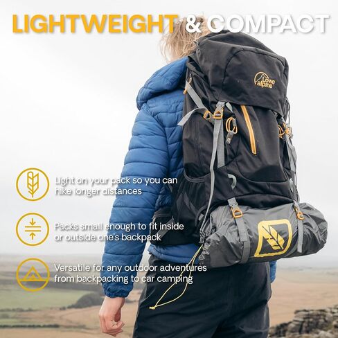 Featherstone Backpacking Tents for Camping & Hiking 1-2 Person | Lightweight, Waterproof, 3-Season, Compact, Dual-Layer - Includes Footprint, Stakes, Repair Splint, & Mesh Gear Loft in Saudi Arabia