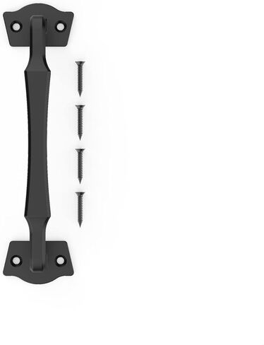 National Hardware N166-028 8.35-in Mountain Modern Black Gate Latch in Saudi Arabia