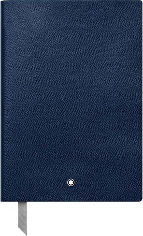 Montblanc Notebook Indigo Lined #146 Fine Stationery 113593 – Elegant Journal with Leather Binding and Ruled Pages – 1 x (5.9 x 8.2 in.) in Saudi Arabia