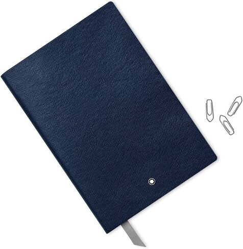 Montblanc Notebook Indigo Lined #146 Fine Stationery 113593 – Elegant Journal with Leather Binding and Ruled Pages – 1 x (5.9 x 8.2 in.) in Saudi Arabia