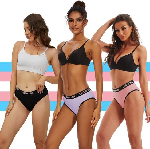 3 قطع - سراويل داخلية من نوع Gaff للملابس الداخلية للنساء المتحولين جنسيًا، مريحة/ناعمة مخفية in Kuwait