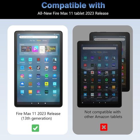 TiMOVO 2 Pack Anti Blue Light Screen Protector for All-New Amazon Fire Max 11 (2023 Release), for Fire Max 11 Screen Protector, Anti Blue Light Eye Protection Screen Protector, Light Blue in Saudi Arabia