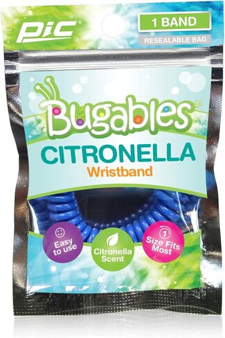 PIC Bugables Coil Wristbands, Reusable and Resealable, One Size Fits All in Kuwait
