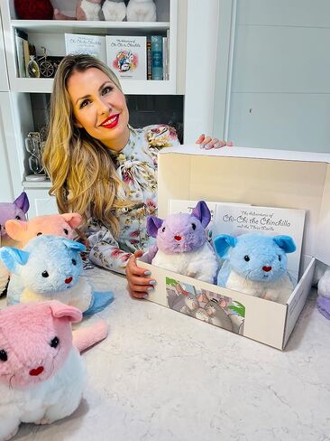 Chilla The Purple Chinchilla - Exclusive Soft Plush Stuffed Animal, 9 Inches, for Kids in Saudi Arabia