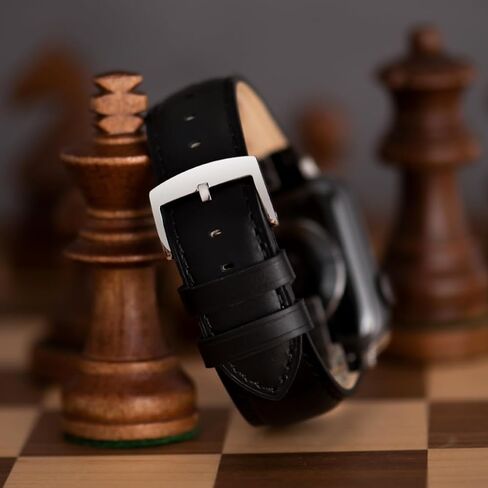 Watch Bands Compatible with Apple Watch 38mm 40mm 41mm 42mm 44mm 45mm 49mm, Top Grain Leather Replacement Straps Compatible with all iWatch Series 9 8 7 6 5 4 3 2 1 SE SE2 Ultra Ultra2 in Saudi Arabia