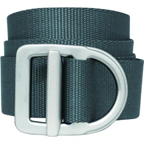 Bison Designs Delta Belt - by - Light Duty 38mm - USA Made - XL Cut to Fit, Graphite, up to 46"