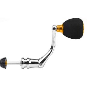 Keenso Spinning Handle Nonslip 2 Models Reel Replacement Handle Metal Fishing Reel Replacement Parts