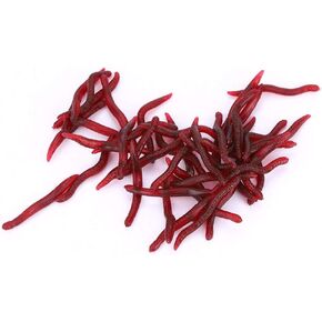 Fishing Lure Fishing Bait 4cm Soft Insects False Earthworm Sea Bait Bloodworm Lures Artificial Baits