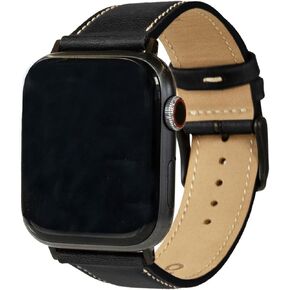 Kolo Flynn Leather Watch Band, Compatible With Apple Watch Series 1,2,3,4,5,6,7,8,9,SE,Ultra