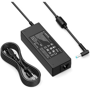 HP 19.5V 90W UL Listed 14Ft Long HP Smart Blue Tip AC Adapter for Many Models Including:HP Envy Touchsmart Sleekbook 15 17 M6 M7, HP Pavilion 11 14 15 17, and More Laptop Power-Supply Charger Cord