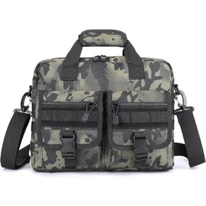 BAIGIO Tactical Briefcase 13 inch Laptop Messenger Bag Military Style Shoulder Bag Handbag for Men