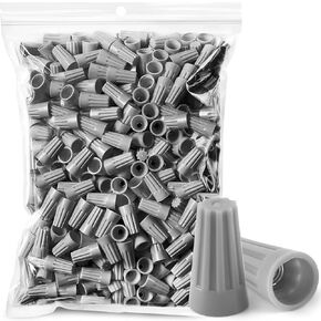 600PCS Wire Connectors Nuts 18-16 AWG Electric Wire Caps Insulating Insert Twist Electrical Wire Connectors Orange Wire Assortment Nuts for Quick Connection