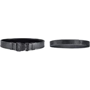 BIANCHI 7980 Duty Belt with Tri-Release Buckle, Fits 2 inch Belt Loop, Basket Weave or Plain Black