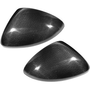 Rear View Mirror Cover, Dry Carbon Fiber Door Mirror Cover Trim fit for Porsche Panamera 970 2011-2016