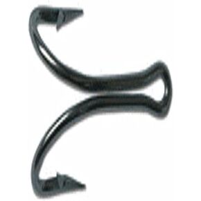 خطاف مزدوج من الفولاذ المقاوم للصدأ من Mustad Classic 2 قوي للغاية مع ساق مفتوحة قصيرة جدًا