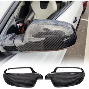 Carbon Fiber Mirror Caps for Audi A4 B8.5 2012-2015&A5 S5 RS5 2009-2015 Replacement Side Mirror Cover Caps Factory Outlet (without Side Lane Assistant)