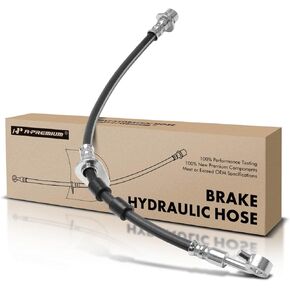 A-Premium Front Passenger Brake Hydraulic Hose Compatible with Honda and Acura Models - Civic 1996-2000 1.6L, EL 1998-2000 - Replace# 01464S04V02