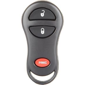 cciyu 1PC 3 Buttons Keyless Entry Remote Fob Replacement fits for Dodge for Jeep (GQ43VT9T)