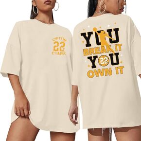 You Break It You Own It T-Shirt Basketball Shirt from The Logo 22 Shirt Women's Oversized T Shirts