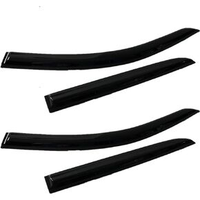 WFLNHB Rain Guard Window Visor Replacement for Toyota C-HR 2018 2019 2020 Outside Channel Adhesive Mount Wind Deflector 4-Piece Smoke Color Stay Dry Driving