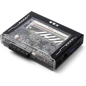 X86 Single Board Server for Cyber Native (Without RAM), Hackable Personal Server with PCIe x4, Gigabit Ethernet 4K Media Server Network Attached Storage (ZimaBlade 7700 Without RAM N3450)