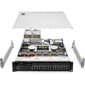 Dell PowerEdge R830 Server 2.20Ghz 56-Core 256GB 16x 960GB SAS SSD 12G H730P (Renewed)