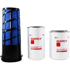 30-00471-20 Air Filter 30-00463-00 Oil Filter 30-01090-05 Fuel Filter Replace PA5584 A5584 BD7317 LF9028 P559125 BF1224 Compatible with Reefer 7300 7500 P611858 1559418 FF5301 DBL7349(Pack of 2)